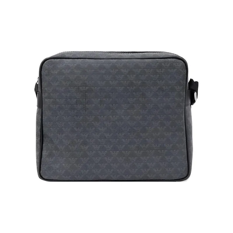 EMPORIO ARMANI PVC Messenger Bag Shoulder Bag Crossbody Bag Regular Men's Gray-2
