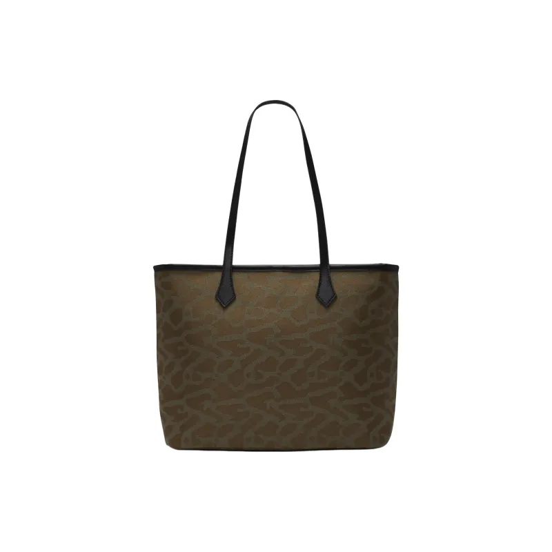 Jordan Polyester Tote Bag Shopping Bag Shoulder Bag Handbag Unisex Light Olive Yellow-2