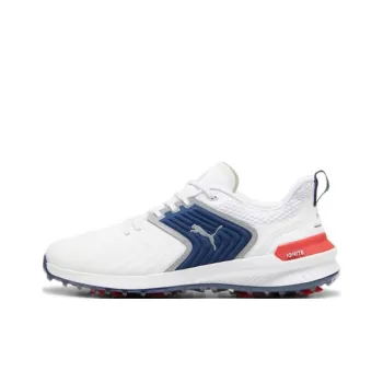 PUMA IGNITE Anti Slip Wear Resistant Low Top Golf Shoes Men's Blue White