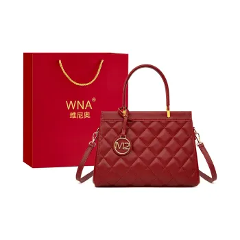 Vigno Synthetic Leather Handbag One Shoulder Crossbody Regular Women's Red