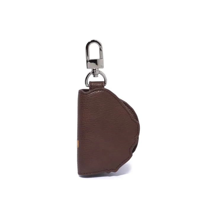 A BATHING APE Synthetic Leather Key Pouch Regular Unisex Coffee-1