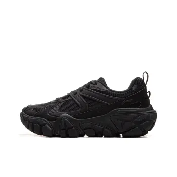 LiNing Dunes Cushioning Anti Slip Wear Resistant Breathable Height Increasing Low Top Casual Shoes Men's Black