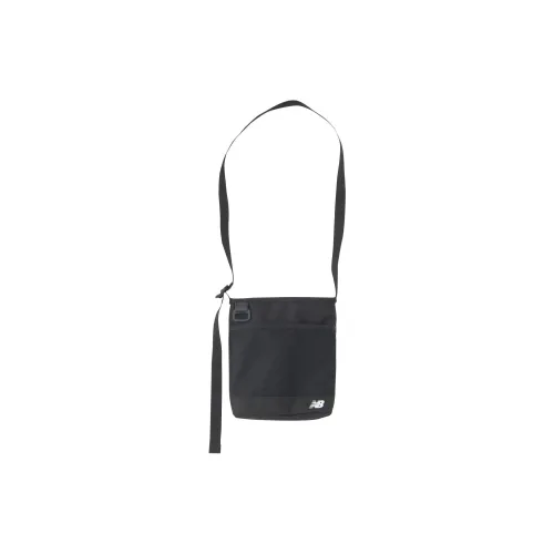 New Balance Polyester Shoulder Bag, Crossbody Bag Regular Unisex Black