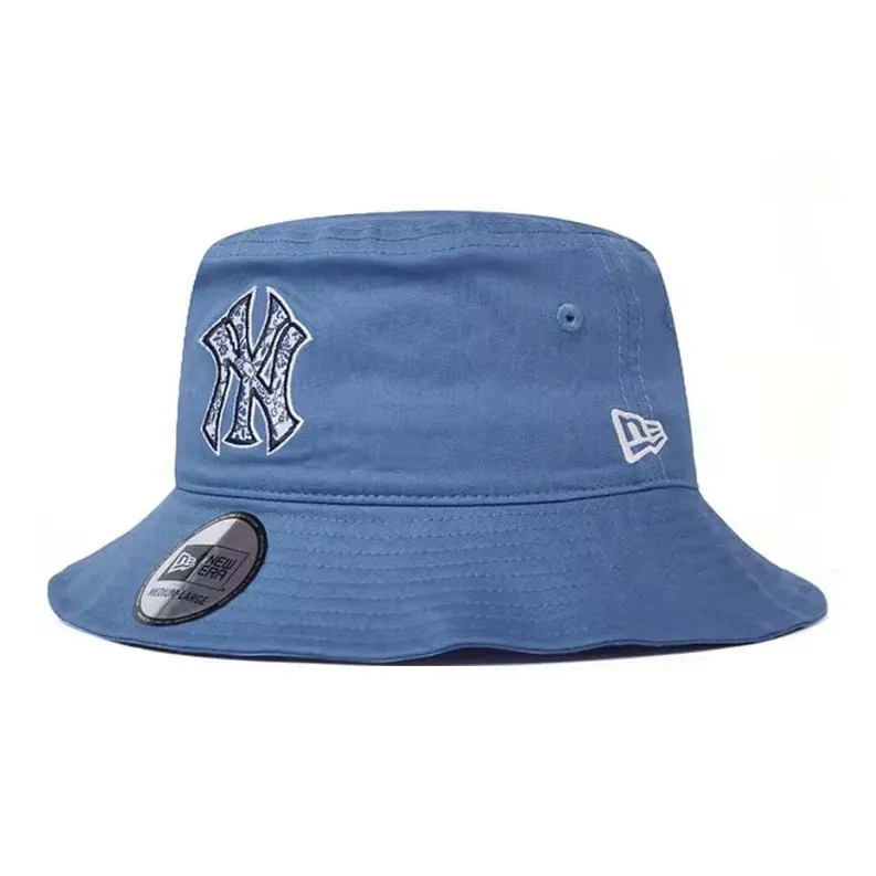 New Era Cotton Bucket Hats Unisex Blue-0
