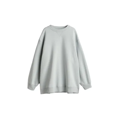 H&M Sweatshirts Women's Light Turquoise Stone Color