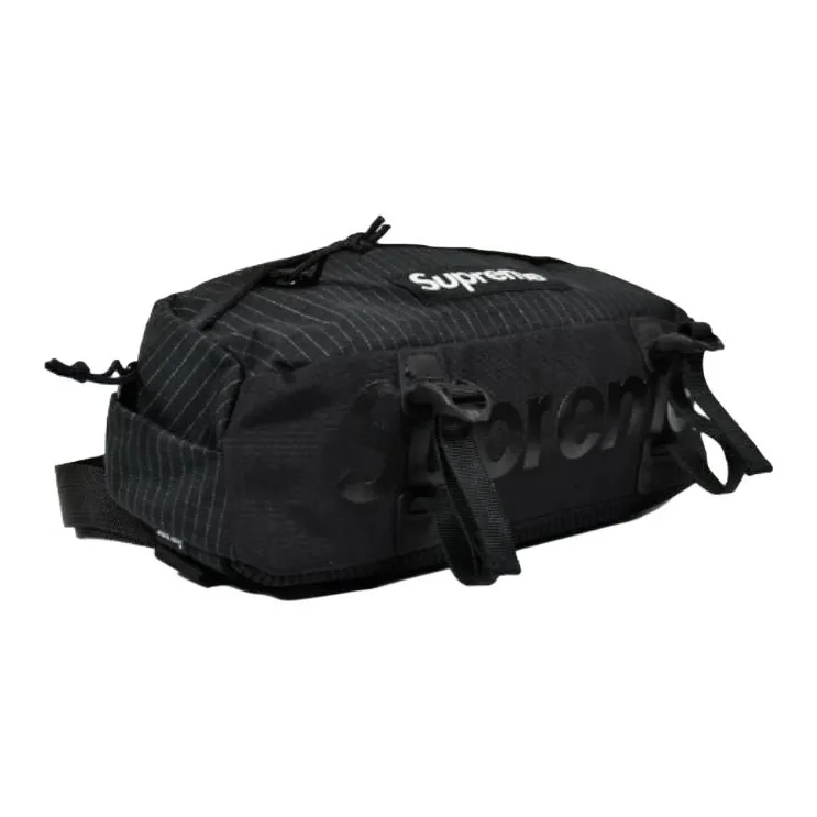 Supreme Nylon Fanny Pack Regular Men's Black-4