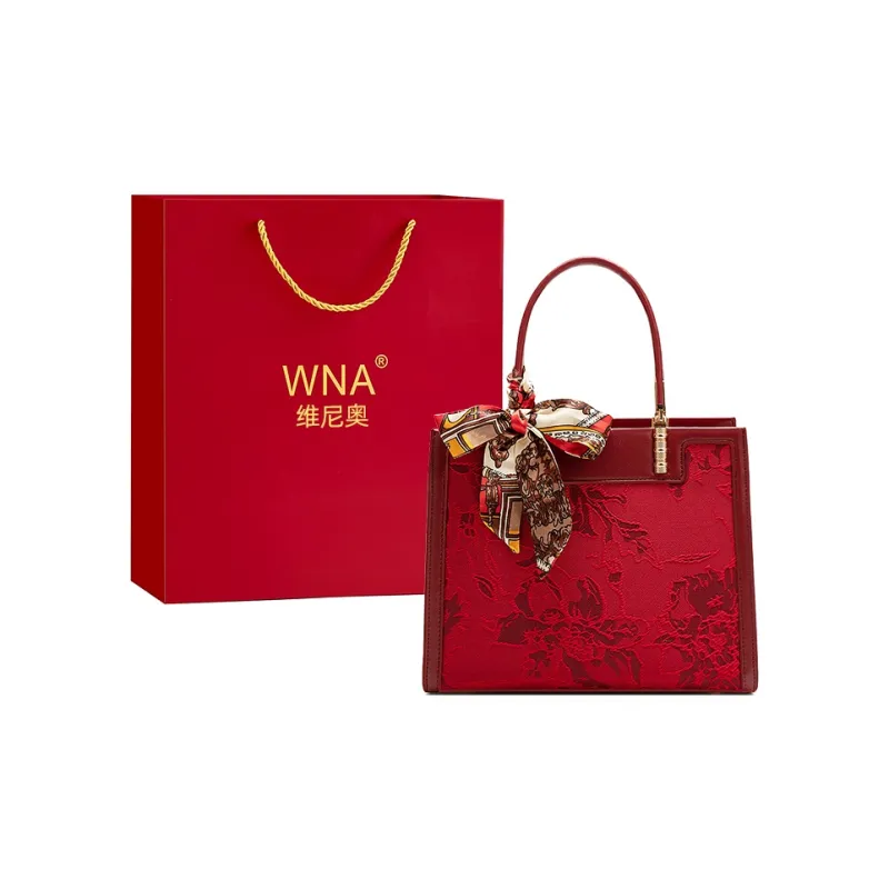 Vigno Synthetic Leather Handbag One Shoulder Crossbody Regular Women's Red-0