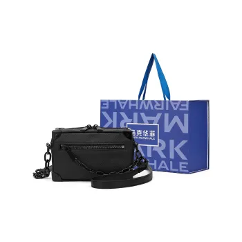 FAIRWHALE PVC Shoulder Bag Crossbody Bag Chain Bag Unisex