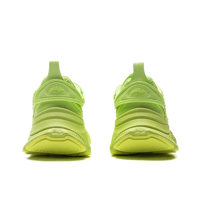 LiNing Star Cushioning Anti-Slip Wear-Resistant Breathable Height Increasing Low-Top Running Shoes Men's Green-5