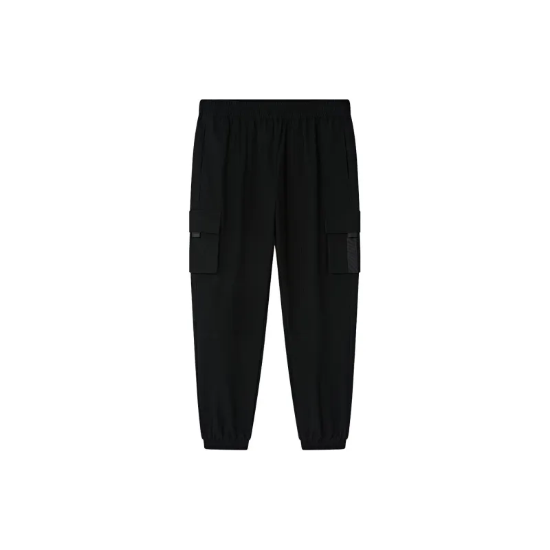 Pony Cargo Pants Men Black-1