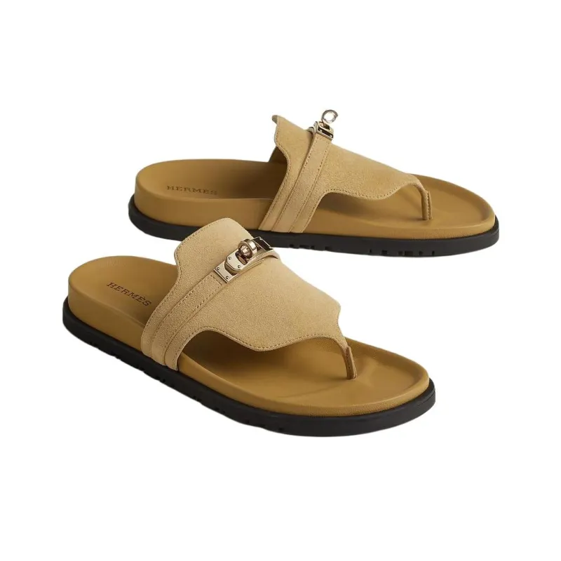 HERMES Empire Flip Flops Women's Yellow-2