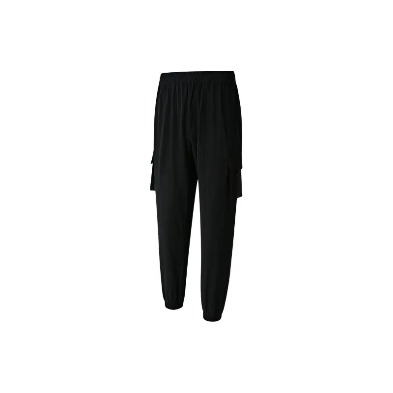 Pony Cargo Pants Men Black-2