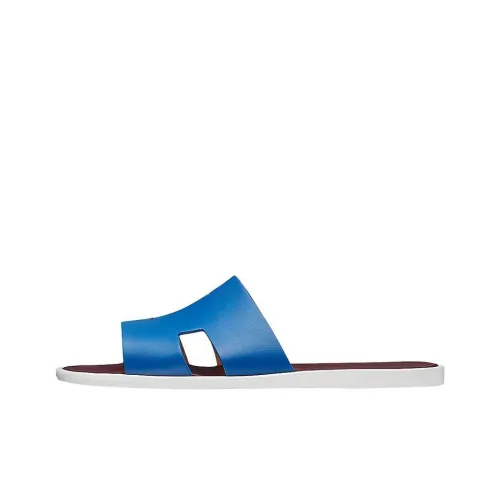 HERMES Slide Slippers Men Blue