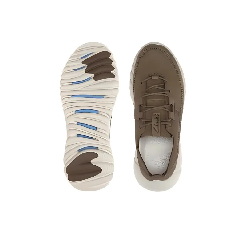 Clarks Cushioning Low Top Casual Shoes Men's Light Umber-4