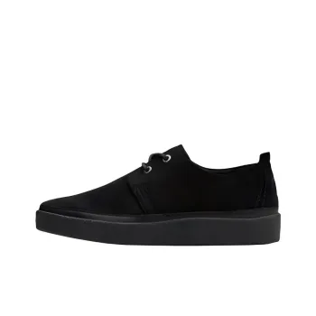 Clarks Cushioning Low-Top Skateboard Shoes Men's Black