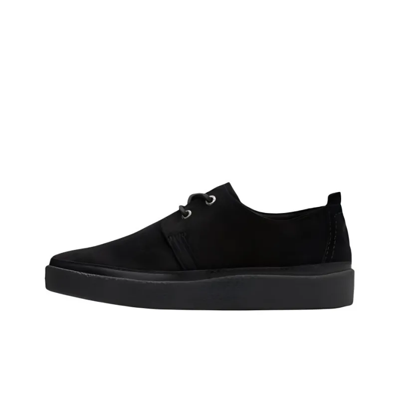 Clarks Cushioning Low Top Skateboard Shoes Men's Black-0