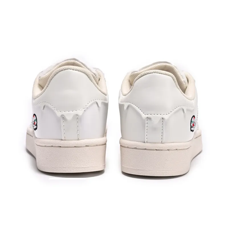 Guci Tianlun Slip Resistant Low Top Skateboard Shoes Women's White-17