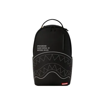 SPRAYGROUND Shark Mouth PVC Backpack Black