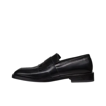 Stuart Weitzman/SW Royce Kiltie Loafers Men's Black