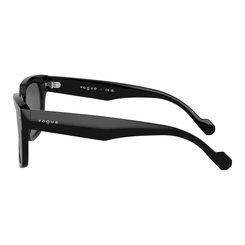 VOGUE Acetate Square Sunglasses Men's Black-2