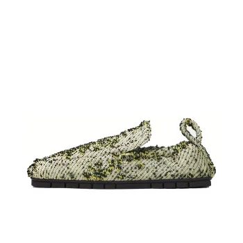 Bottega Veneta Plank Casual Single Shoes Women's Ecru