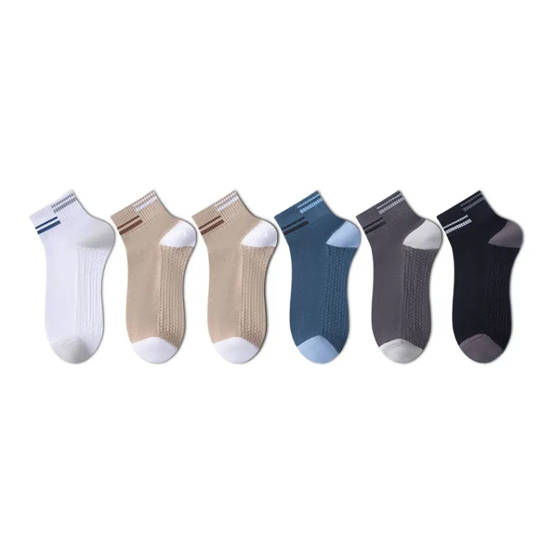 MIIOW Mid Calf Socks Men's 6 Pack-9