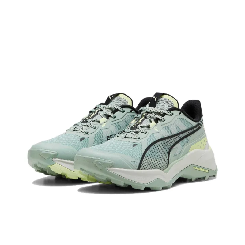 PUMA Explore Nitro Slip Resistant, Abrasion Resistant, Breathable Grip Low Top Hiking Shoes Women's Green-2