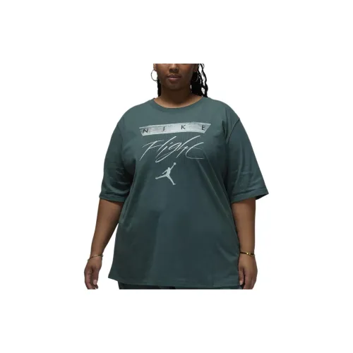 Jordan Flight Heritage T-Shirts Women's Oxidized Green