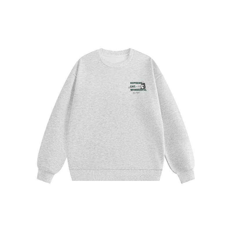 Supremo Cat Sweatshirts Unisex-13