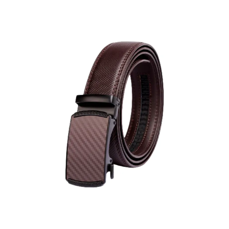 Emperor Penguin Automatic Buckle Soft Comfortable Cow Split Leather Belts Men's Width Regular 2 4cm-1