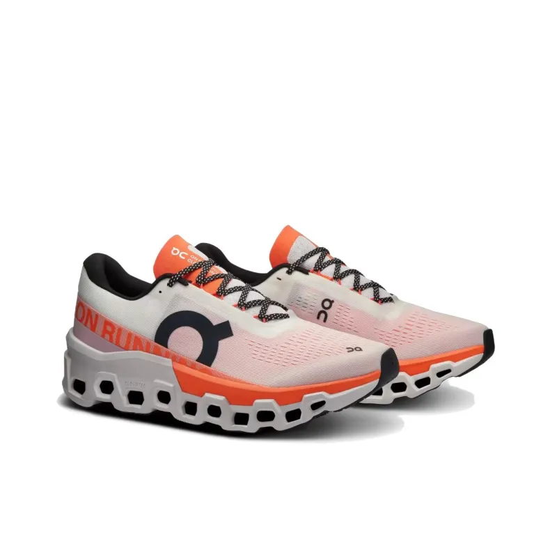 On Running CloudmOnster 2 White Flame-2