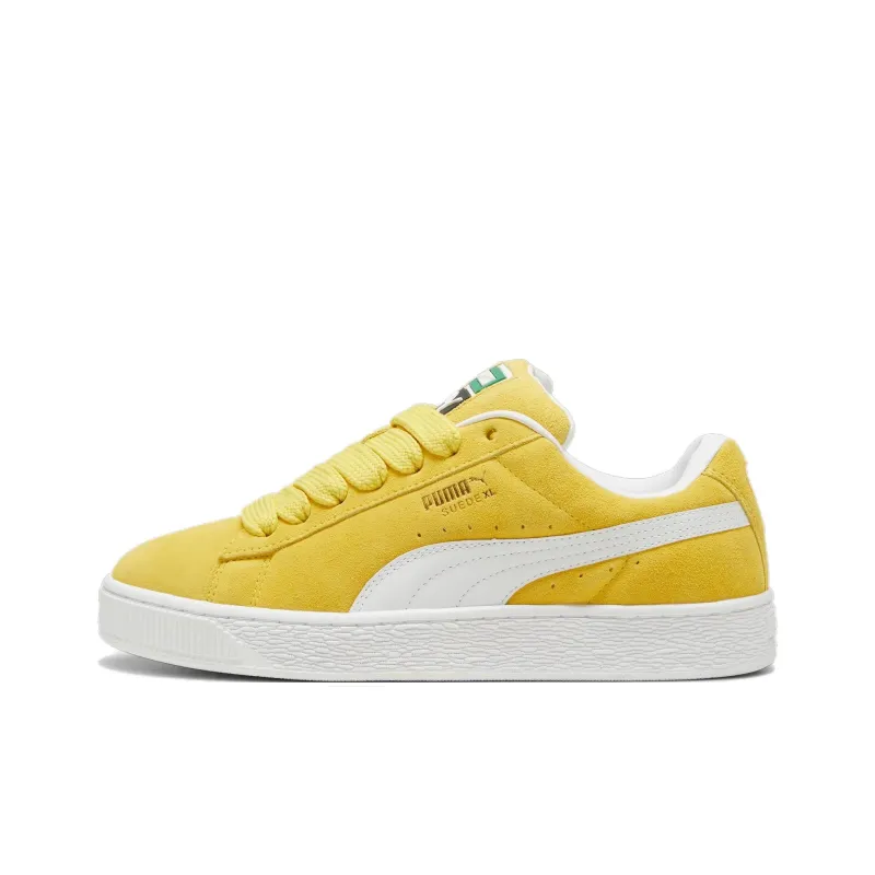 PUMA Suede Anti Slip Wear Resistant Low Top Skateboard Shoes Unisex Yellow-0
