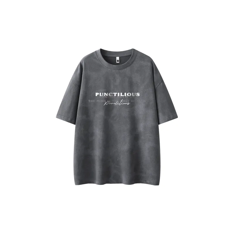 PUNCTILIOUS Short Sleeved T Shirts Unisex-4