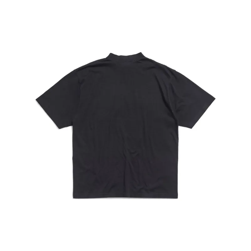 Balenciaga T Shirt Regular Fit Unisex Black-1