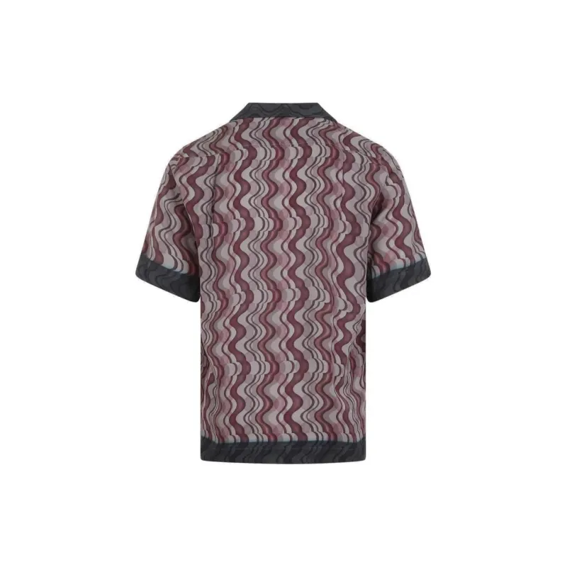 DRIES VAN NOTEN Pattern Printed Short Sleeved Shirt-1