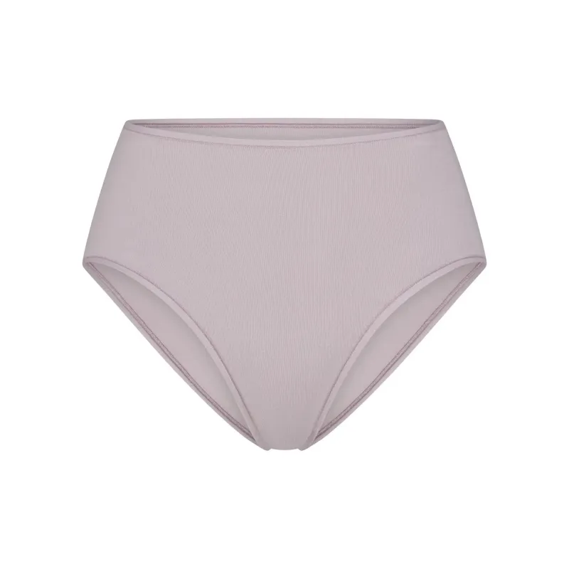 SKIMS COTTON JERSEY FULL BRIEF Underpants Women's 1 Pack OYSTER/Shell Color-0