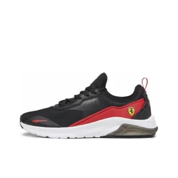 PUMA Ferrari Electron E Anti-Slip Wear-Resistant Low-Top Casual Shoes Men's Black
