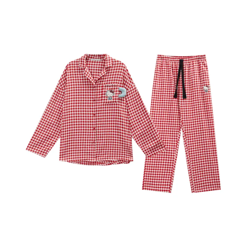 GUKOO x Hello Kitty Pajama Set Women's Magenta-1
