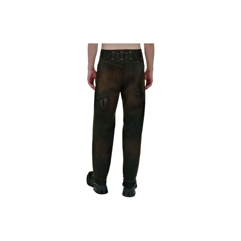 ECKHAUS LATTA SS24 Jeans Unisex Dark Brown-1