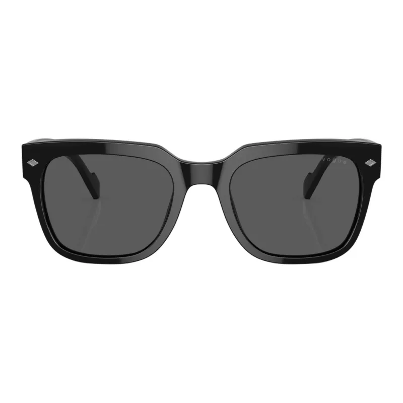 VOGUE Acetate Square Sunglasses Men's Black-1