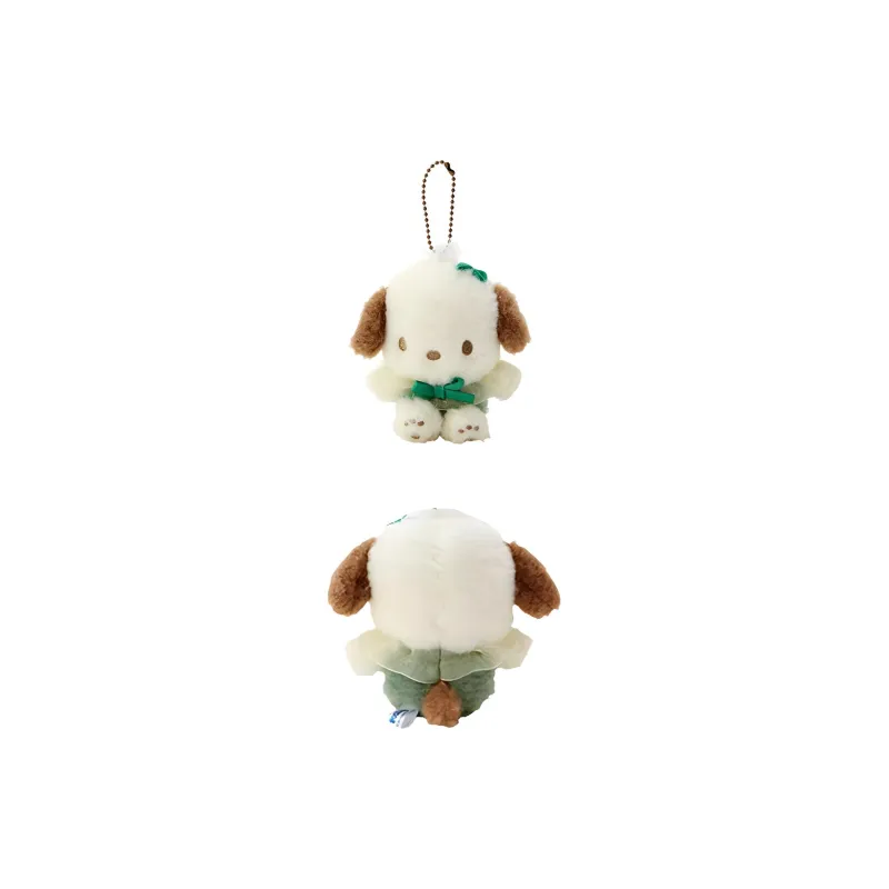 Sanrio Pochacco Soft Gray Healing Collection Dolls Plush Pendant 12cm Height-2