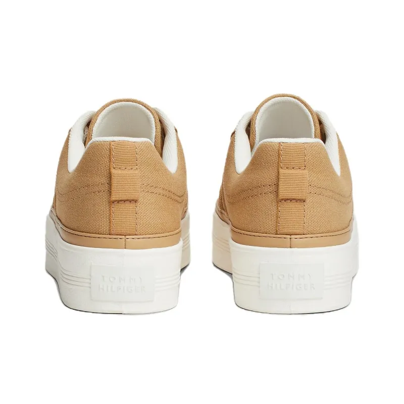 Tommy Hilfiger Slip Resistant Low Top Skateboard Shoes Women's Yellow-3