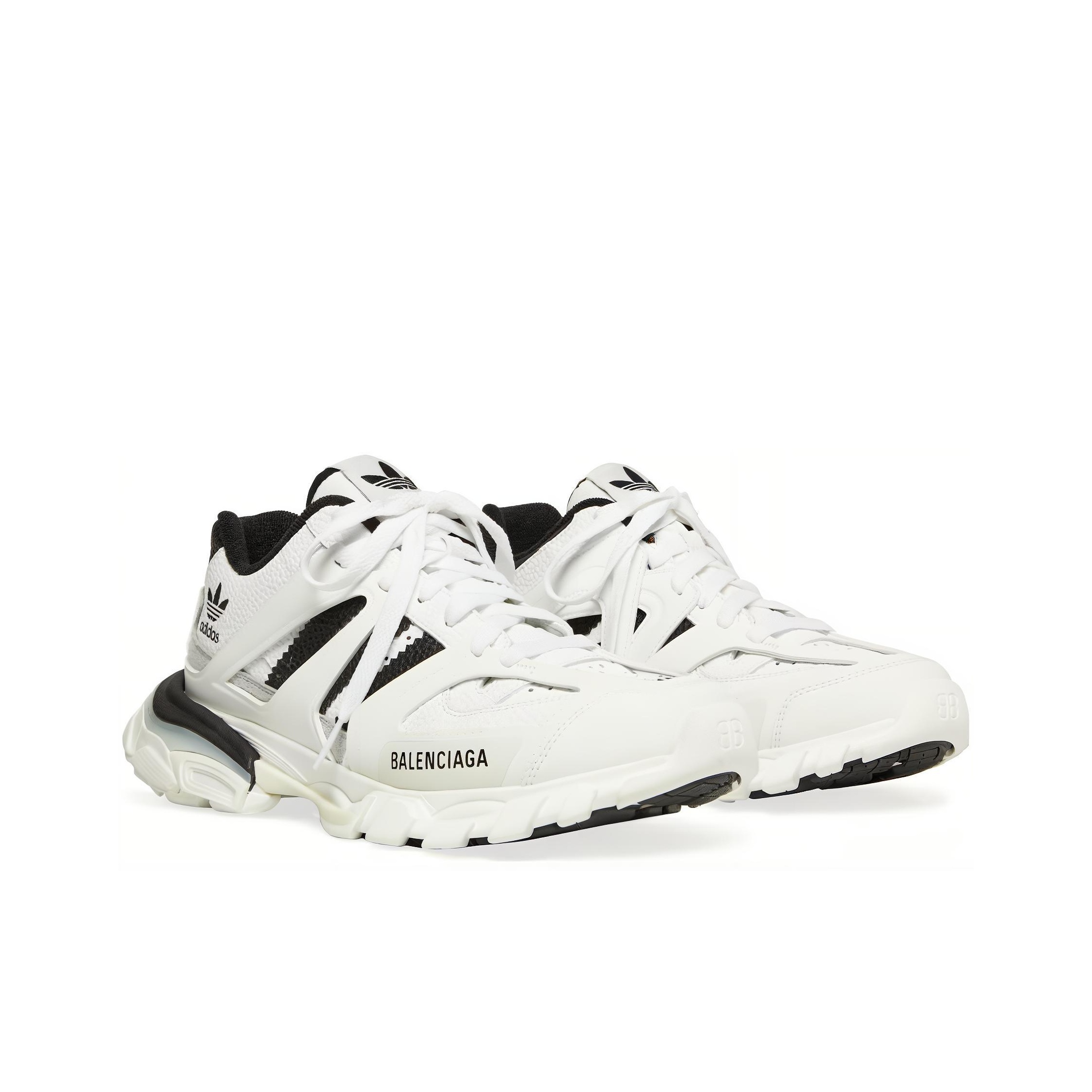 Balenciaga track sneakers white best sale