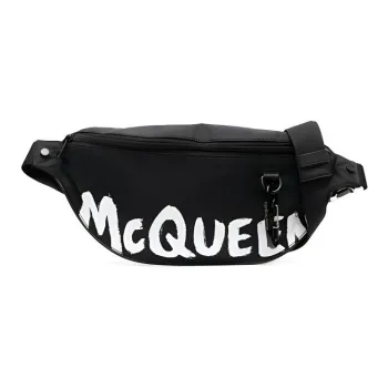 Alexander McQueen Graffiti Logo Belt Bag