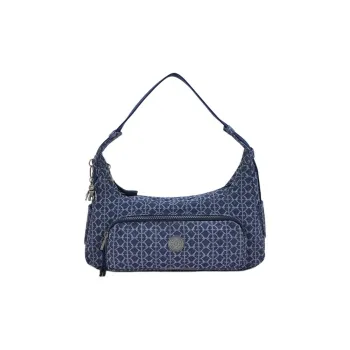 Kipling Cotton Handbag, Shoulder Bag Women's Denim Monogram