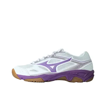 Mizuno Sky Blaster Impact Resistant Low Top Training Shoes Unisex White/Purple