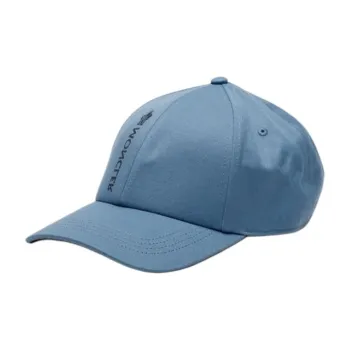 Moncler Cotton Baseball Caps Men's Light Blue