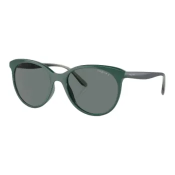 VOGUE Injection Molding Oval Sunglasses Unisex Green