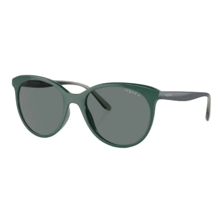VOGUE Injection Molding Oval Sunglasses Unisex Green-0