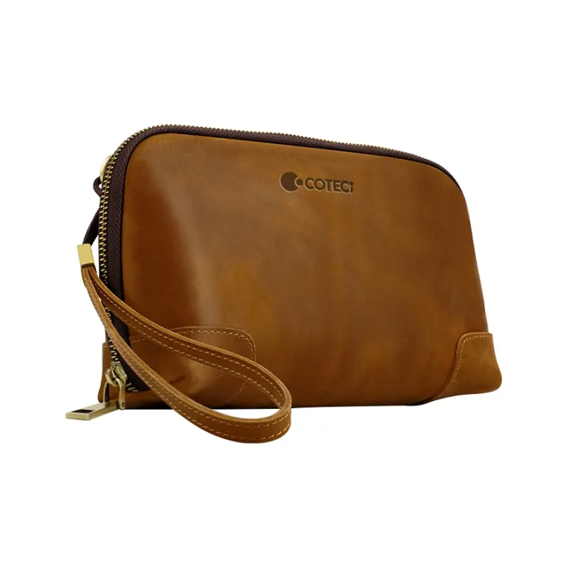 COTECi Cow Leather Clutch Regular Men's Multicolor-4